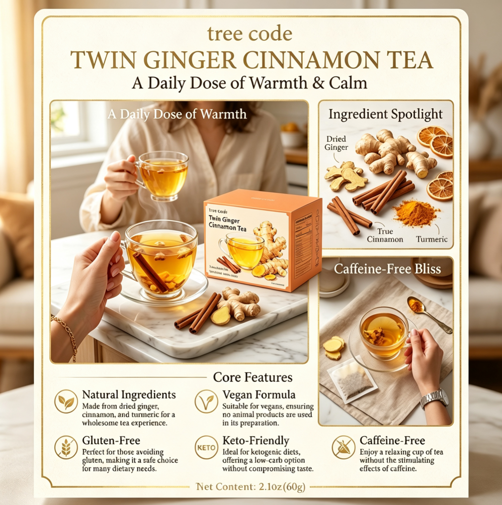 Treecode Twin Ginger Cinnamon Tea