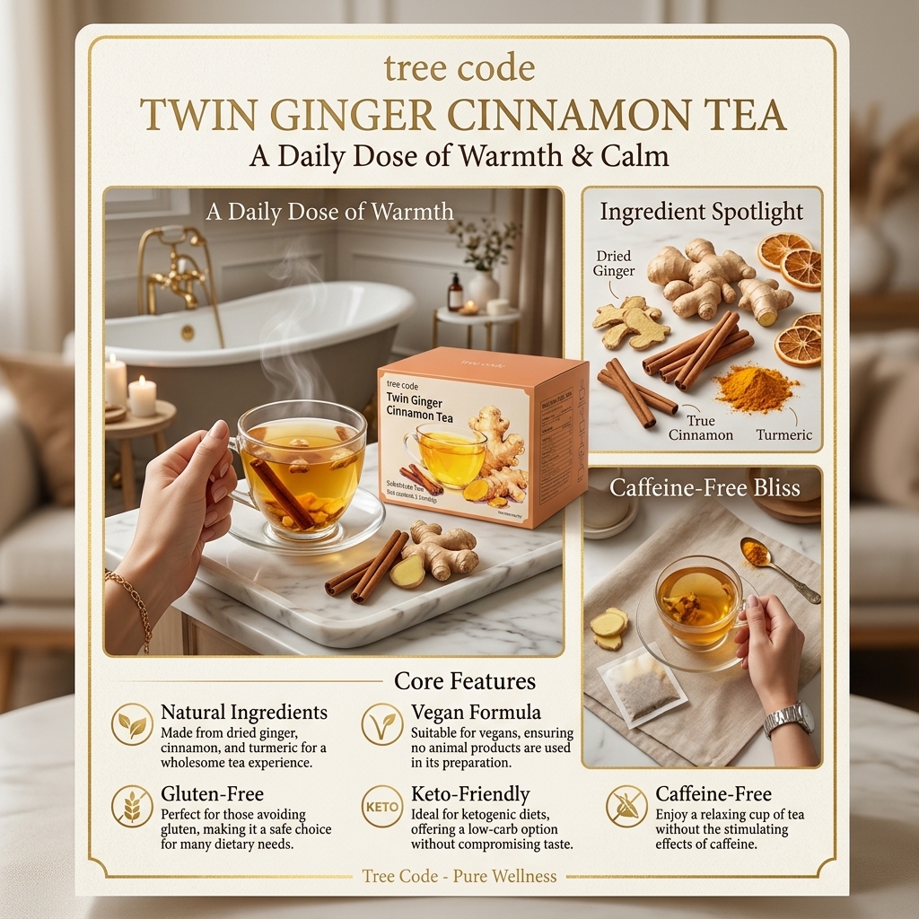 Treecode Twin Ginger Cinnamon Tea