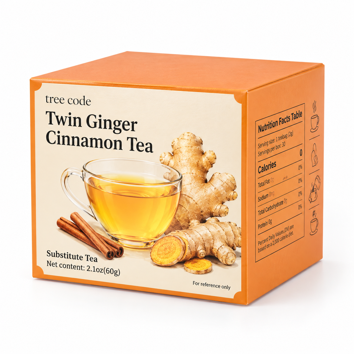 Treecode Twin Ginger Cinnamon Tea