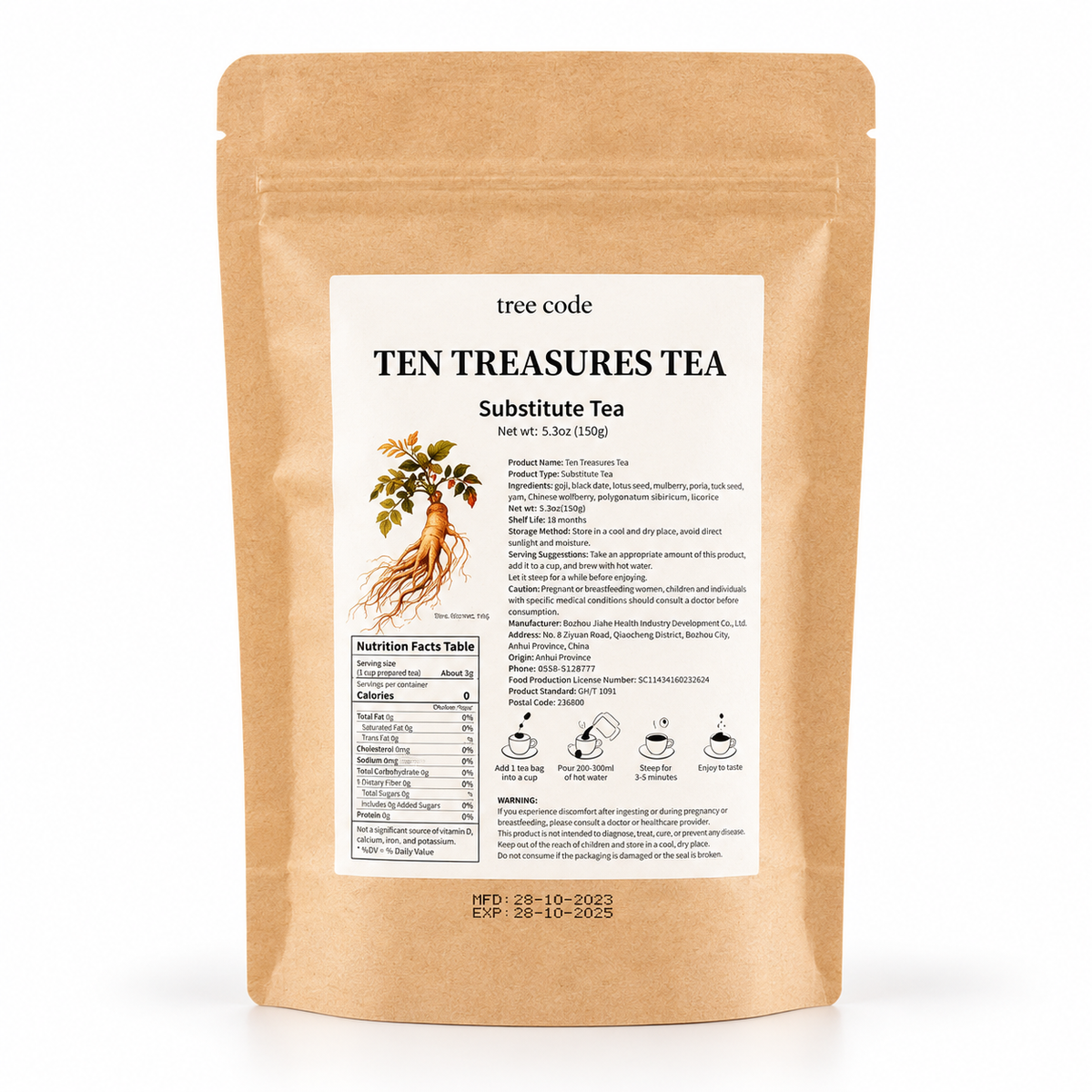 Treecode Ten Treasures Tea